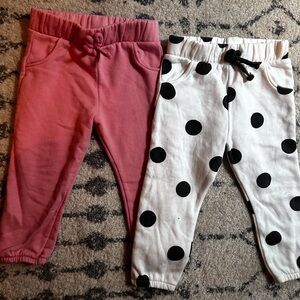 Kids Pink and Polka Dot Bottoms
